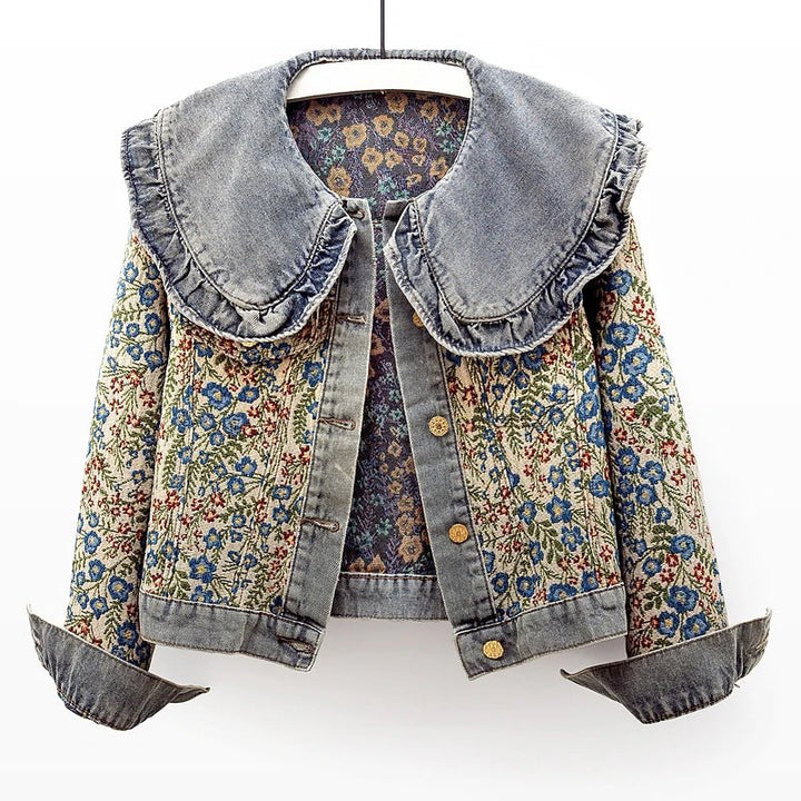 Giulia Bellini Floral Denim Jacket