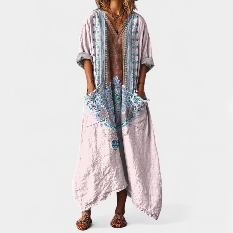 Giulia Bellini Bohemian Oversized Maxi Dress