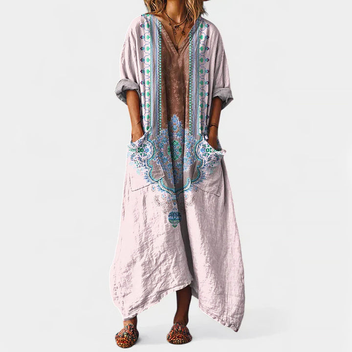 Giulia Bellini Bohemian Oversized Maxi Dress