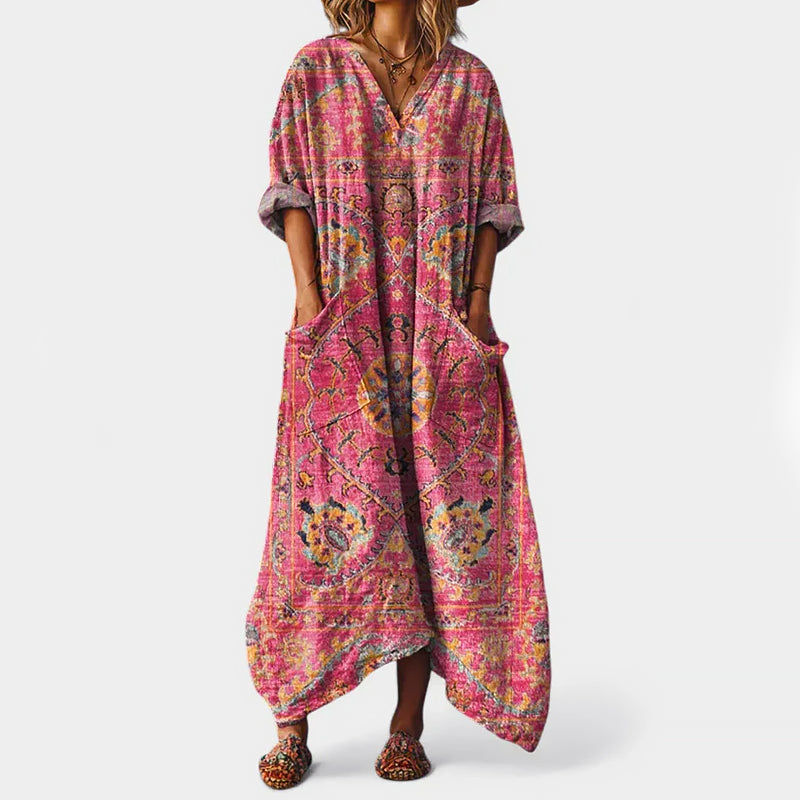Giulia Bellini Bohemian Oversized Maxi Dress