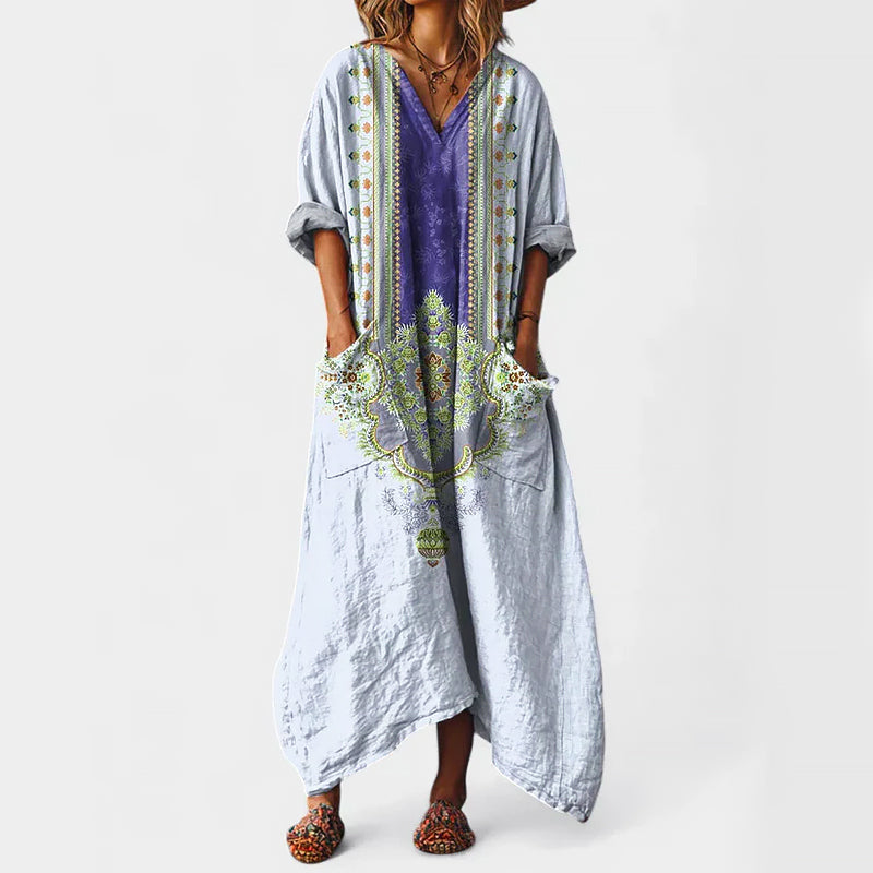 Giulia Bellini Bohemian Oversized Maxi Dress