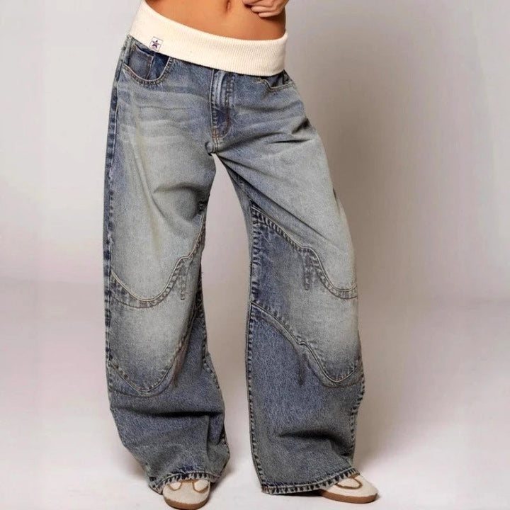Giulia Bellini Low-Waist Baggy Jeans
