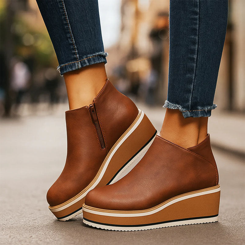 Giulia Bellini Platform Ankle Boots