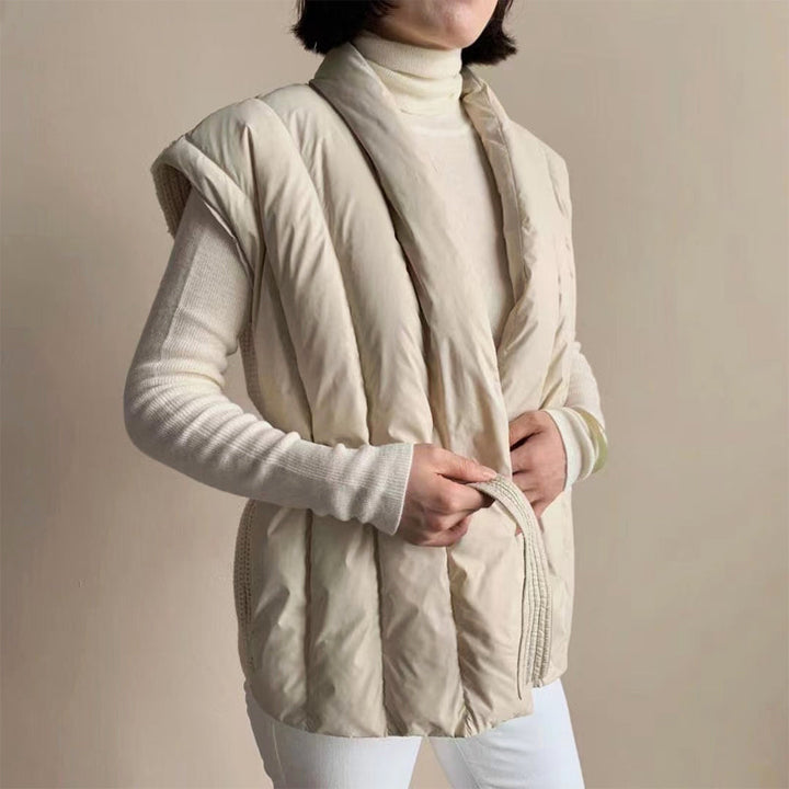 Giulia Bellini Puffer Belted Vest