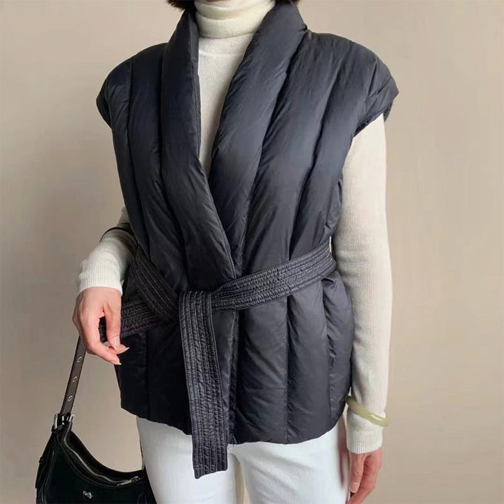 Giulia Bellini Puffer Belted Vest