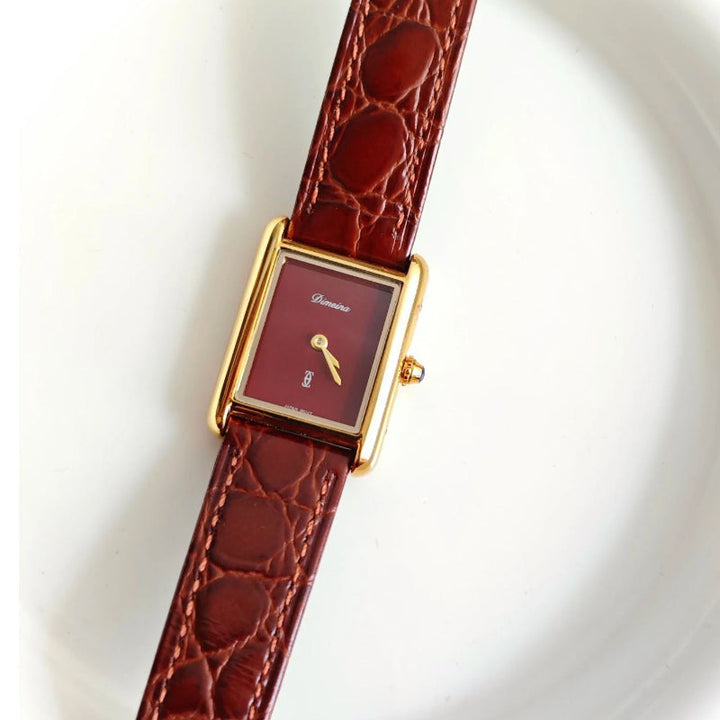 Giulia Bellini Slim Rectangular Quartz Watch