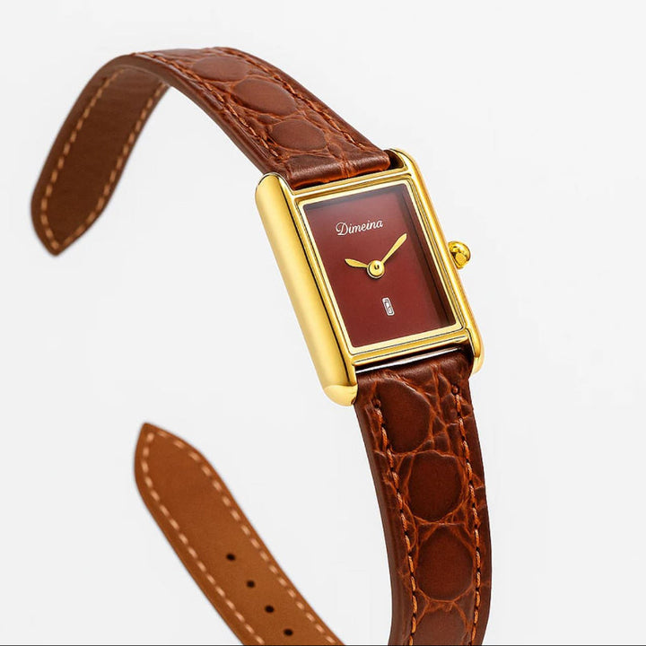 Giulia Bellini Slim Rectangular Quartz Watch