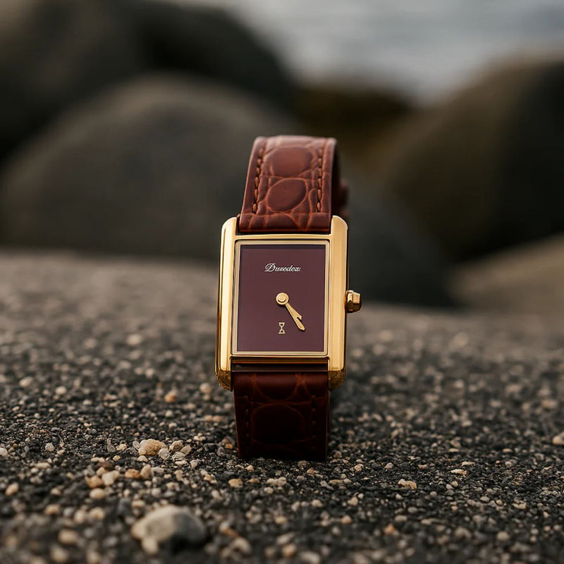 Giulia Bellini Slim Rectangular Quartz Watch