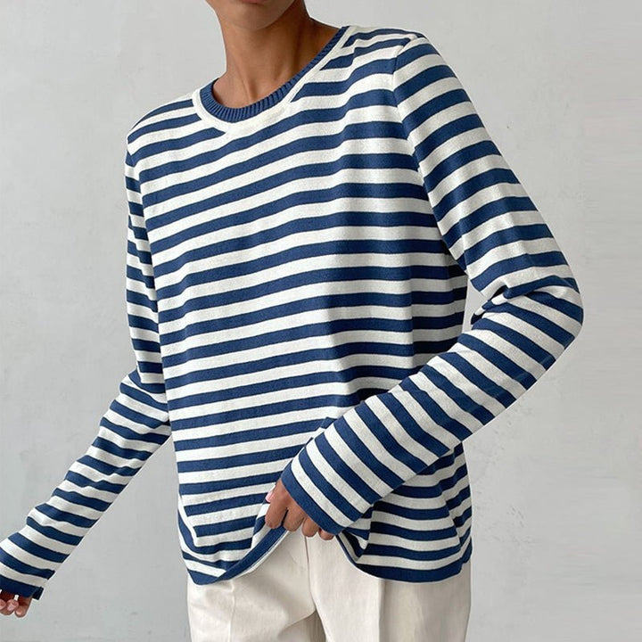 Isabella Conti Chic Striped Long-Sleeve Shirt