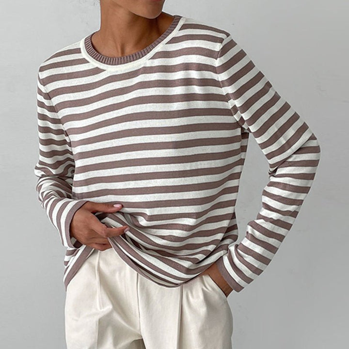 Isabella Conti Chic Striped Long-Sleeve Shirt