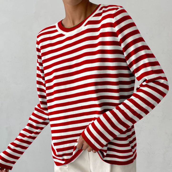 Isabella Conti Chic Striped Long-Sleeve Shirt