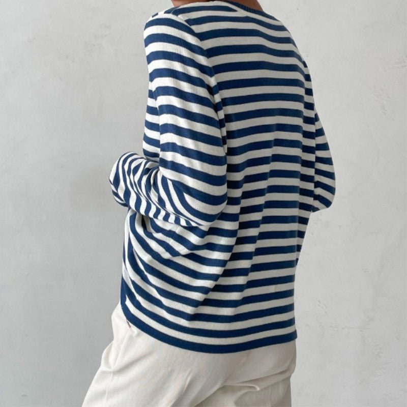 Isabella Conti Chic Striped Long-Sleeve Shirt