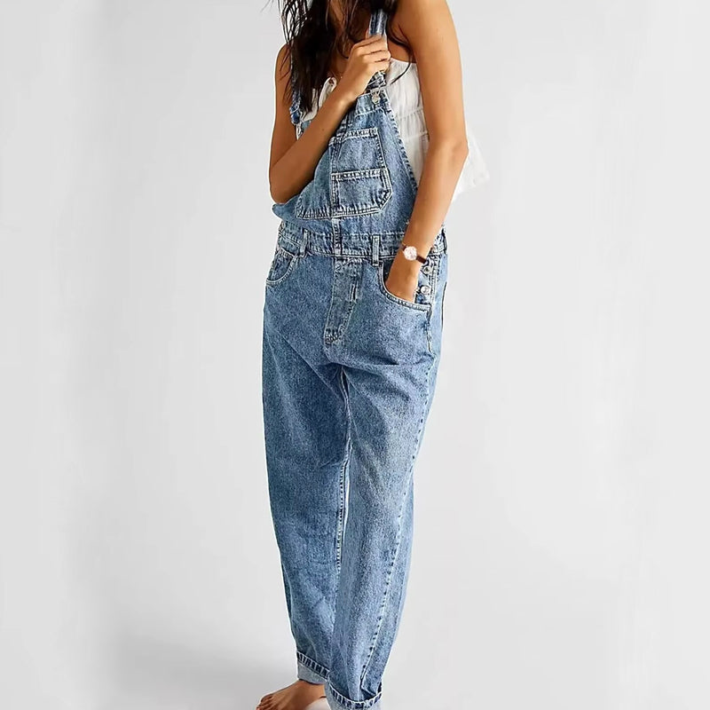 Isabella Conti Classic Denim Overalls