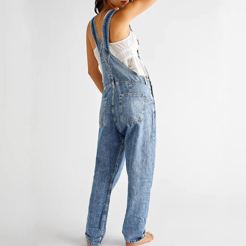 Isabella Conti Classic Denim Overalls