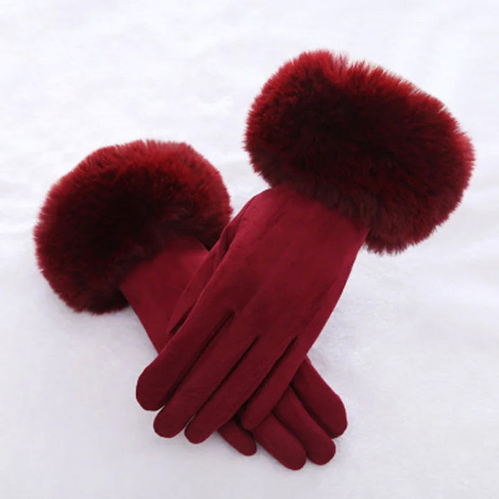 Isabella Conti Faux Fur Winter Gloves