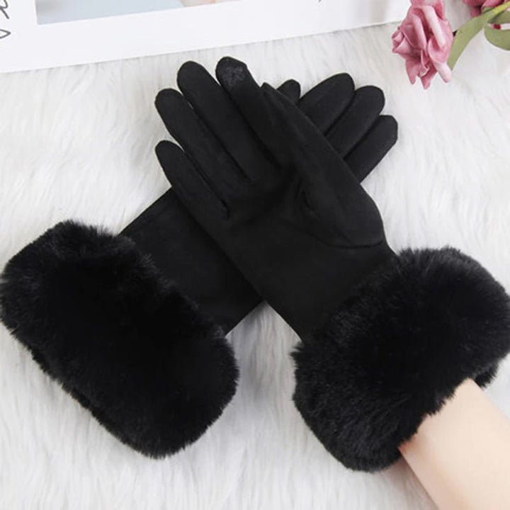 Isabella Conti Faux Fur Winter Gloves