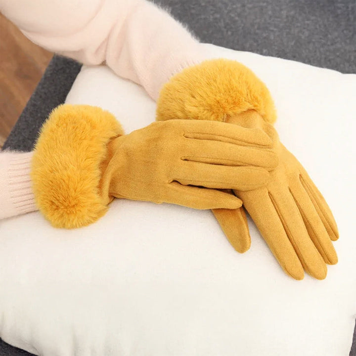 Isabella Conti Faux Fur Winter Gloves