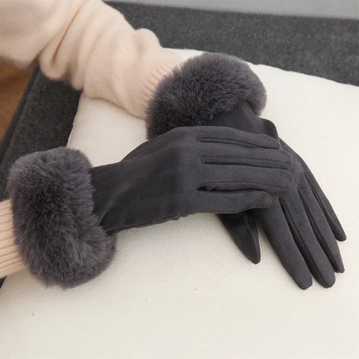 Isabella Conti Faux Fur Winter Gloves