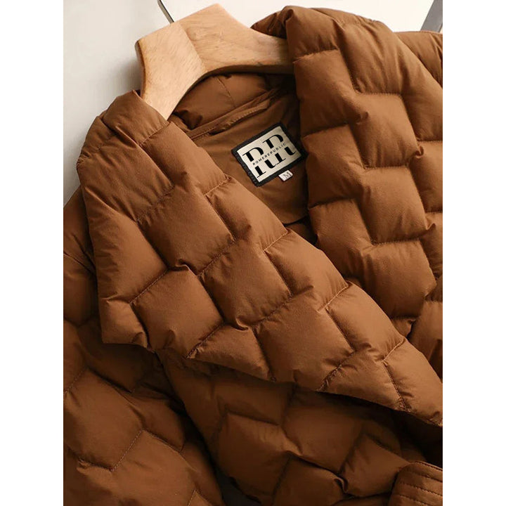 Isabella Conti Geometric Down Jacket