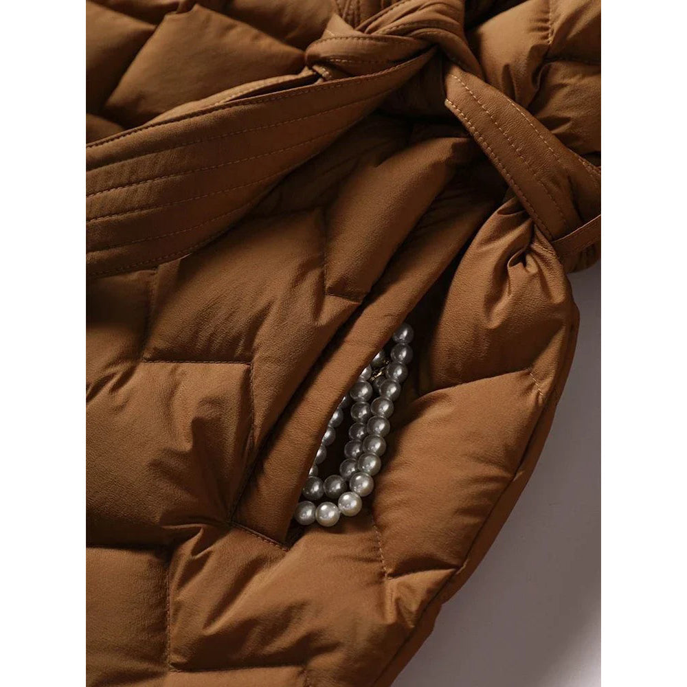 Isabella Conti Geometric Down Jacket