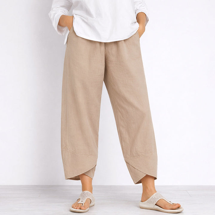 Isabella Conti Relaxed Fit Cropped Pants