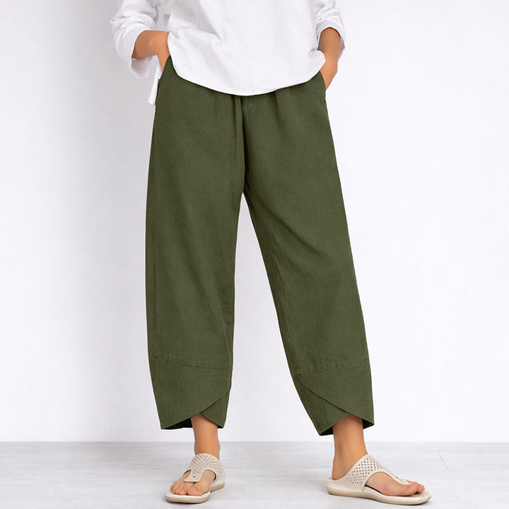 Isabella Conti Relaxed Fit Cropped Pants