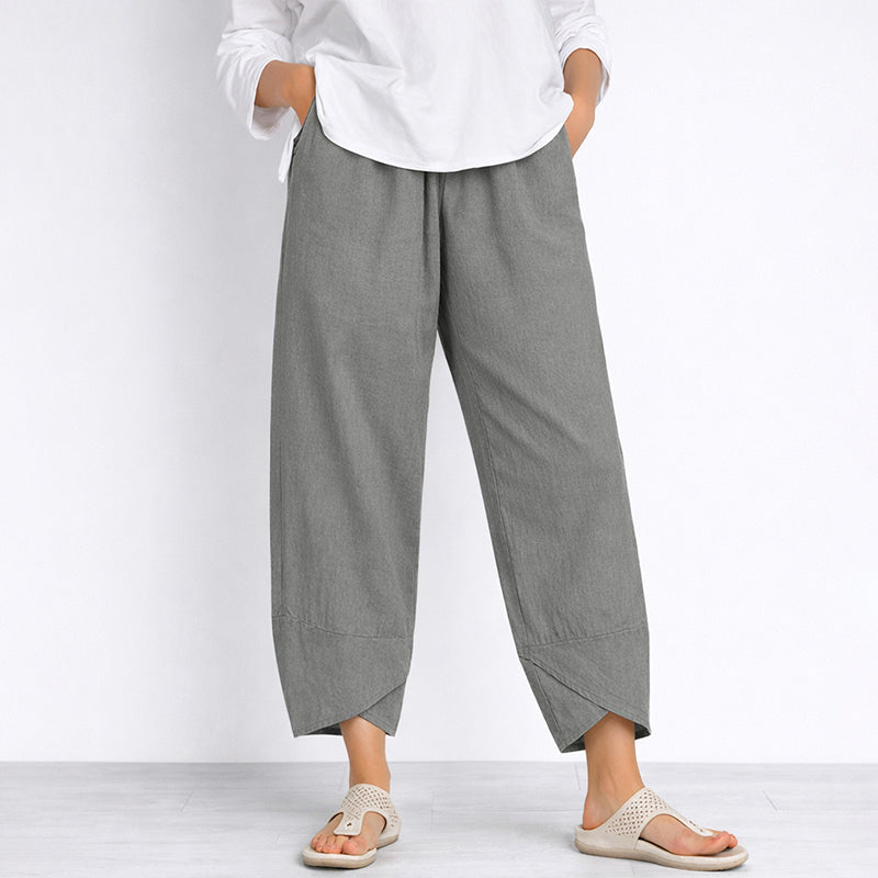 Isabella Conti Relaxed Fit Cropped Pants