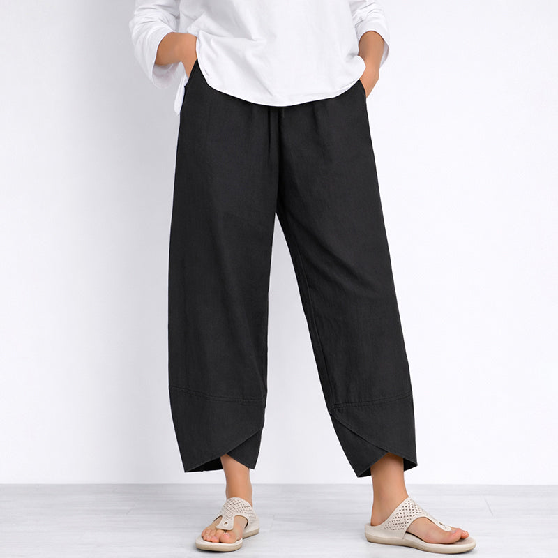 Isabella Conti Relaxed Fit Cropped Pants