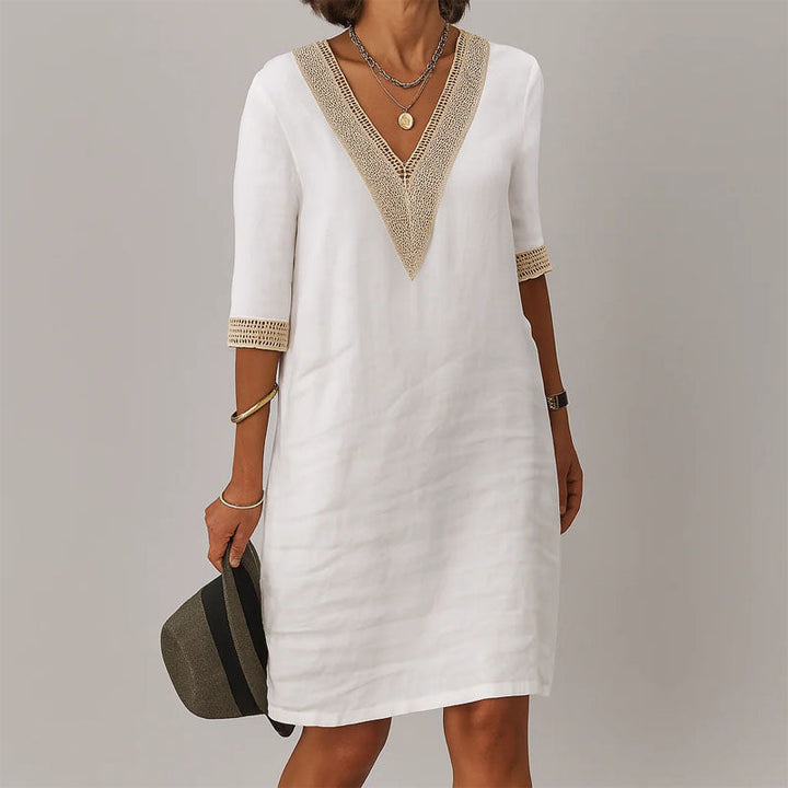 Isabella Conti V-Neck Summer Dress