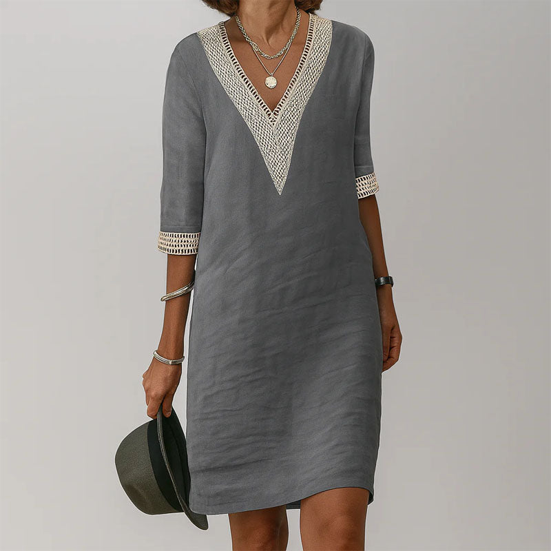 Isabella Conti V-Neck Summer Dress