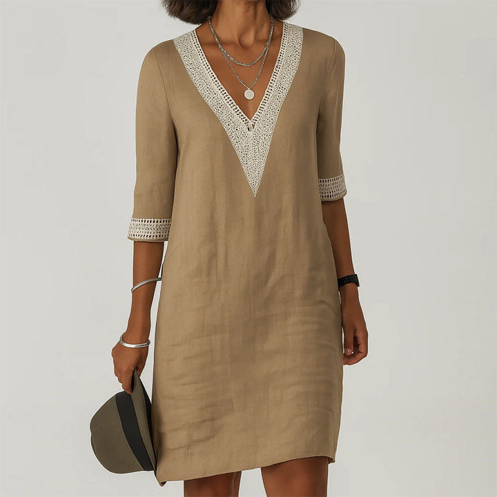 Isabella Conti V-Neck Summer Dress