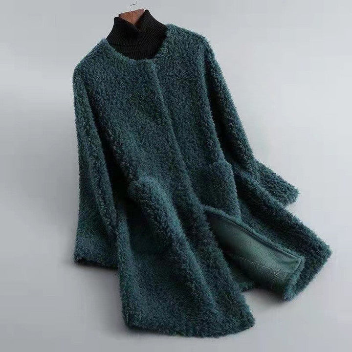 Isabella Conti Velvet-Soft Shearling Coat