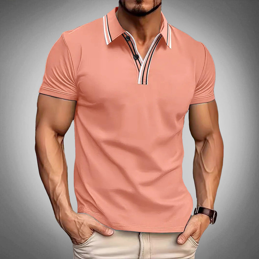 Luca Bianchi V-neck Polo Shirt