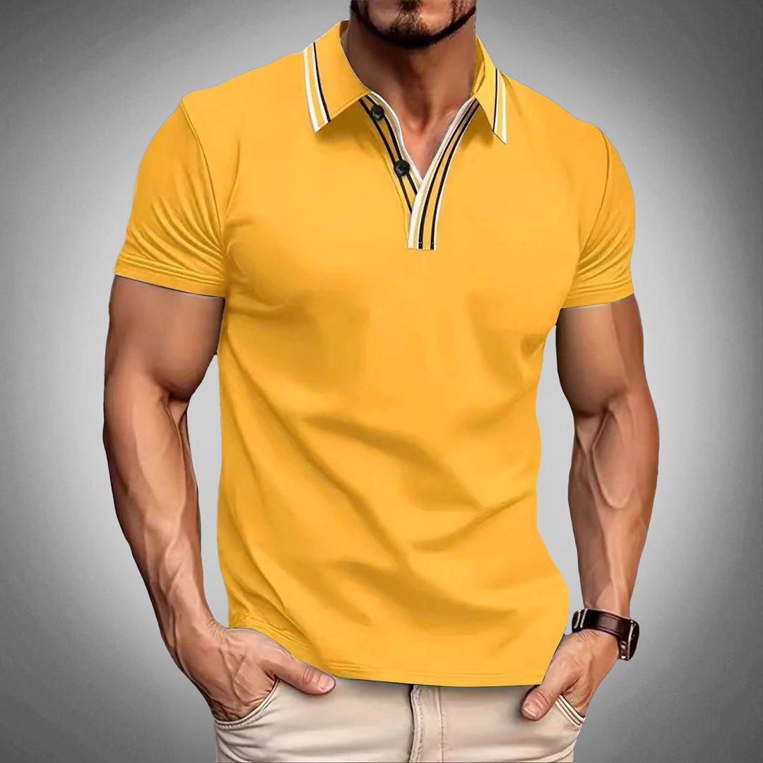 Luca Bianchi V-neck Polo Shirt