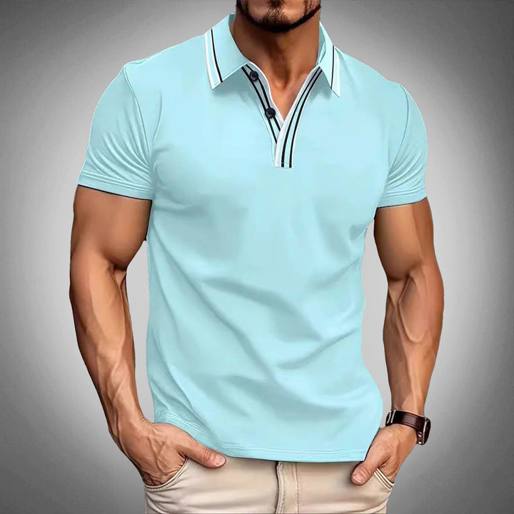 Luca Bianchi V-neck Polo Shirt