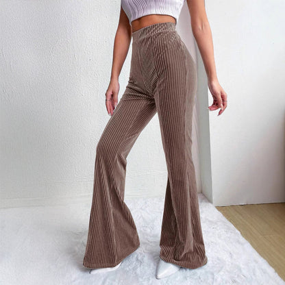 Lucia Ferrara Corduroy Flared Pants