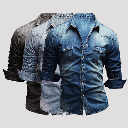 Mancini Milano Classic Denim Shirt