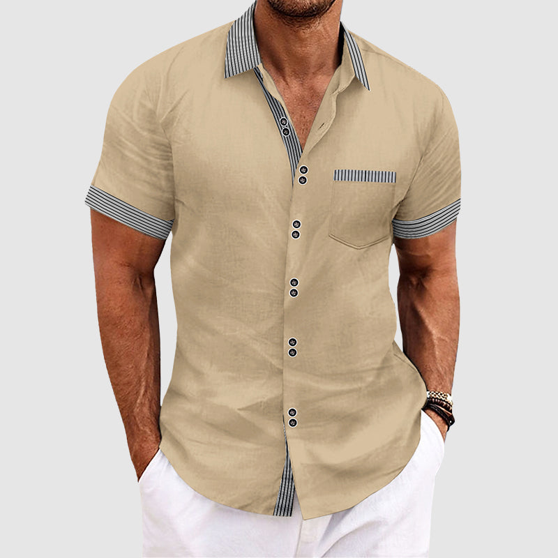 Marco De Luca Cotton Summer Shirt