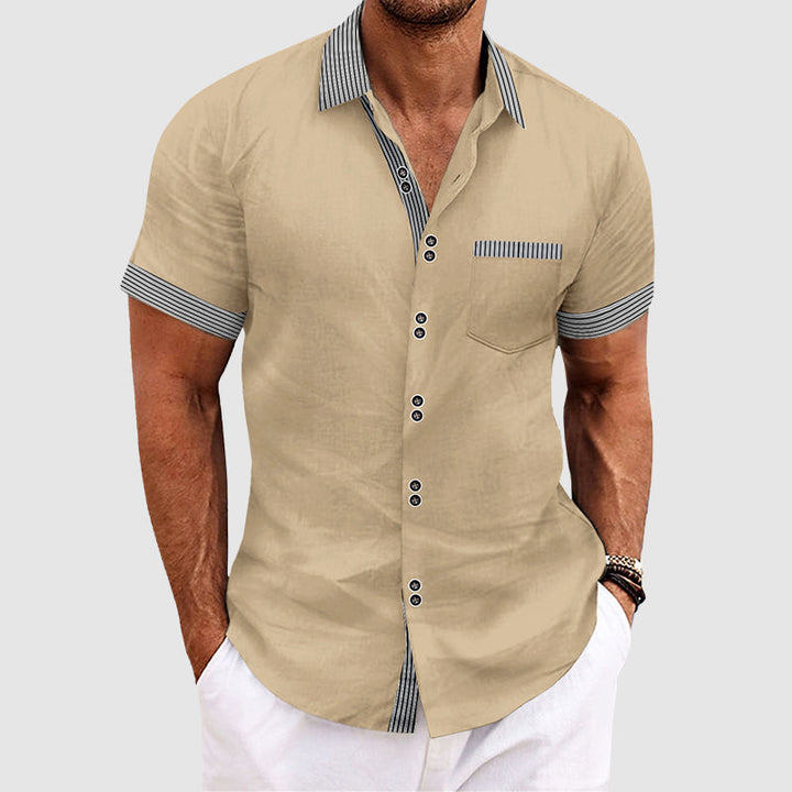Marco De Luca Cotton Summer Shirt