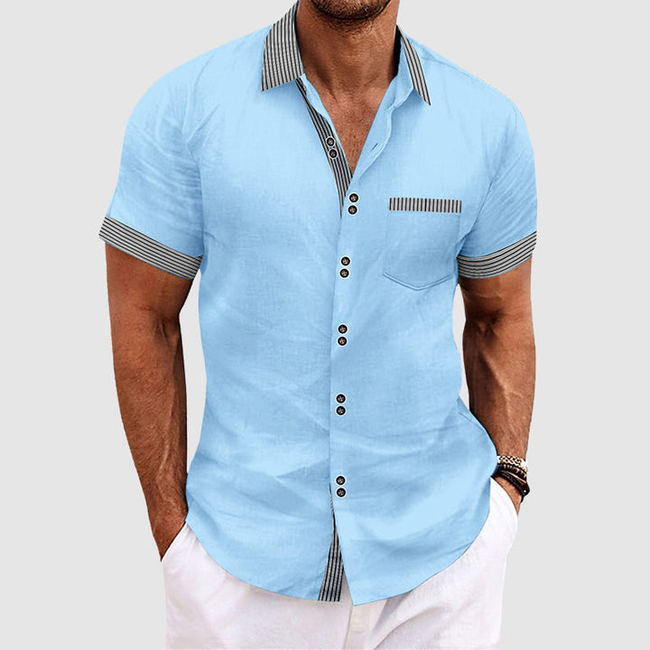 Marco De Luca Cotton Summer Shirt
