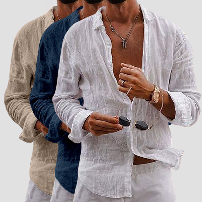 Marco De Luca Apulia Linen Shirt