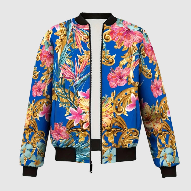 Marco De Luca Baroque Bomber Jacket