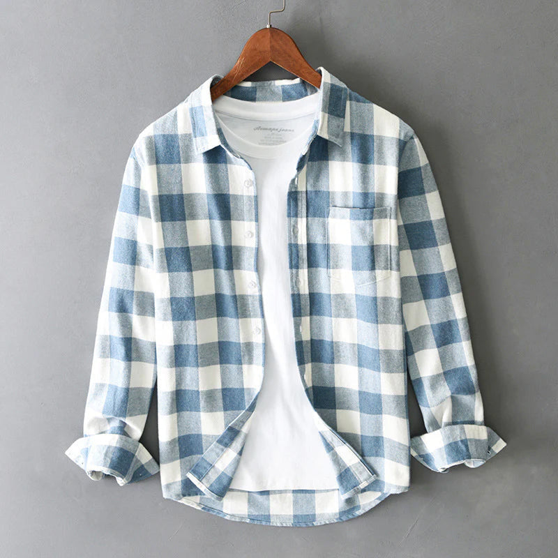 Marco De Luca Cotton Check Shirt