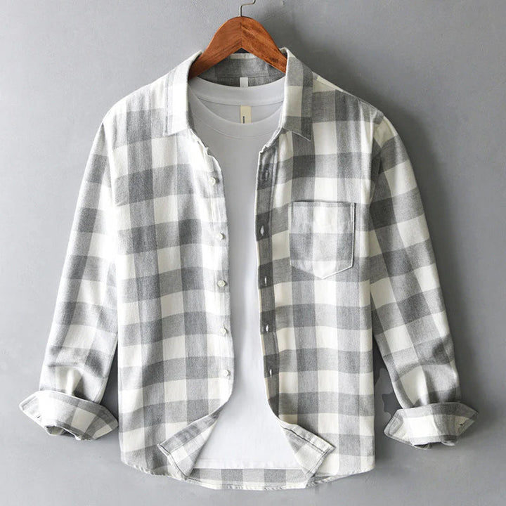 Marco De Luca Cotton Check Shirt