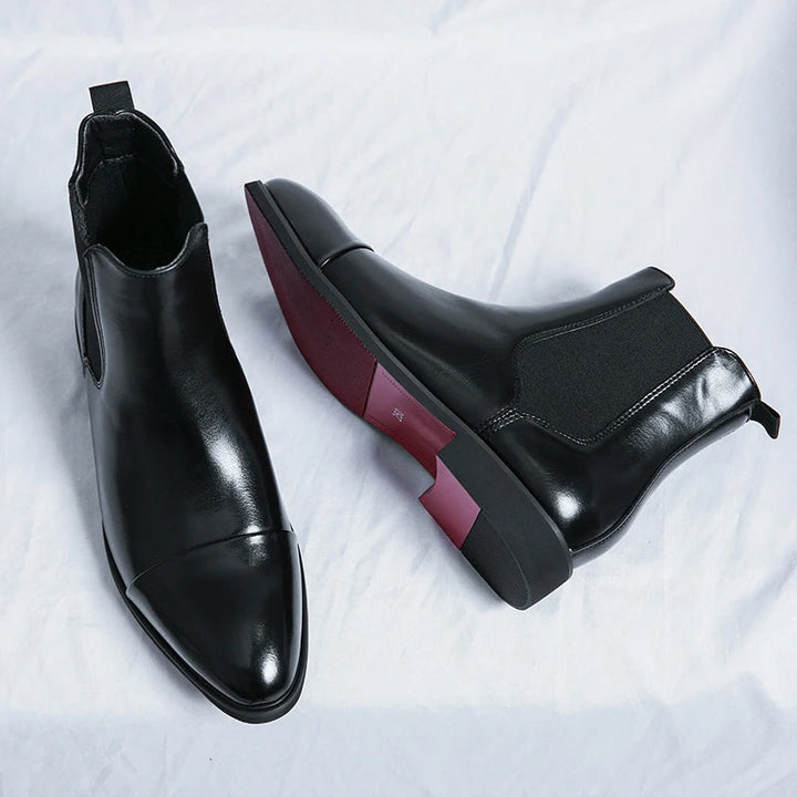Marco De Luca Leather Chelsea Boots