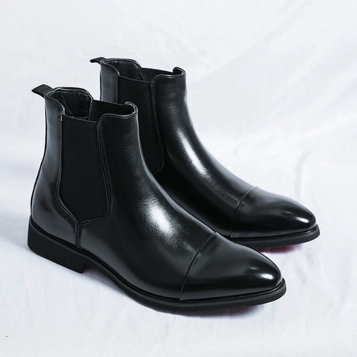 Marco De Luca Leather Chelsea Boots