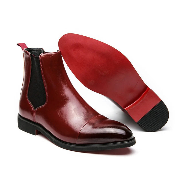 Marco De Luca Leather Chelsea Boots