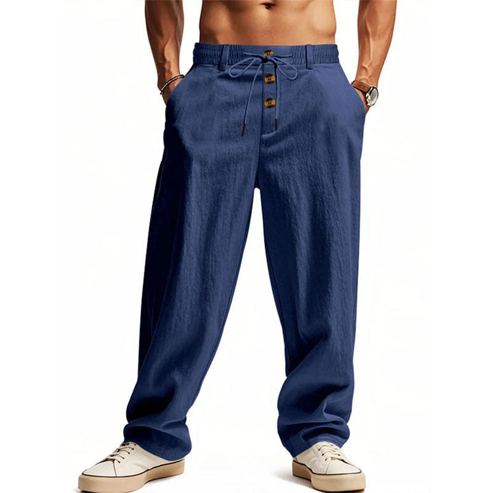 Marco De Luca Relaxed Straight-Leg Pants