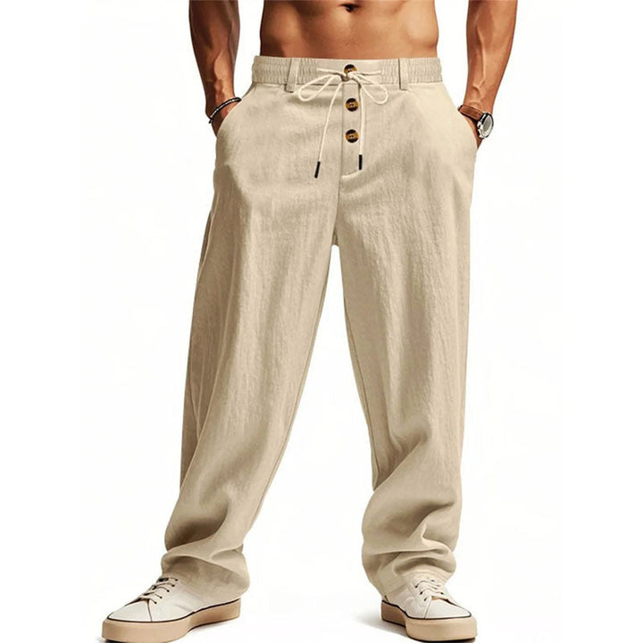 Marco De Luca Relaxed Straight-Leg Pants