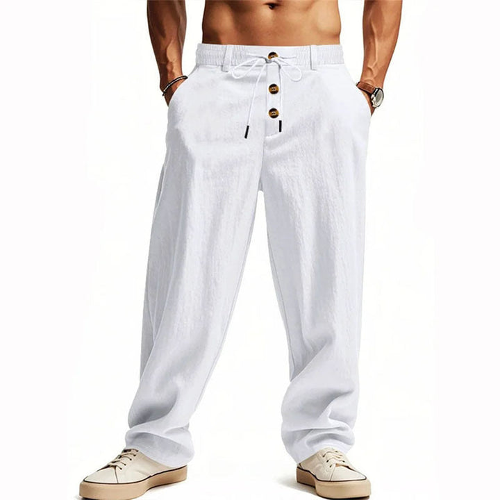 Marco De Luca Relaxed Straight-Leg Pants
